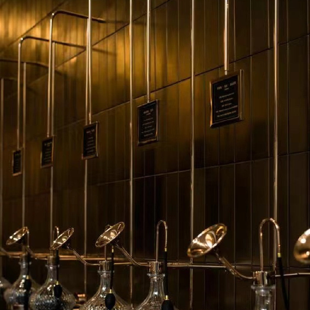 Luxury Perfume Fragrance glass tester copper hang on the wall