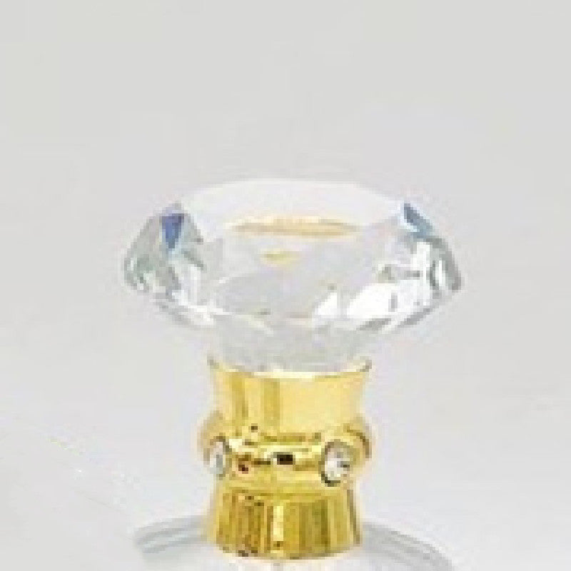 100 pieces Luxury Crystal diamonds Zamac Perfume Fragrance Gold cap for 15mm perfume bottle