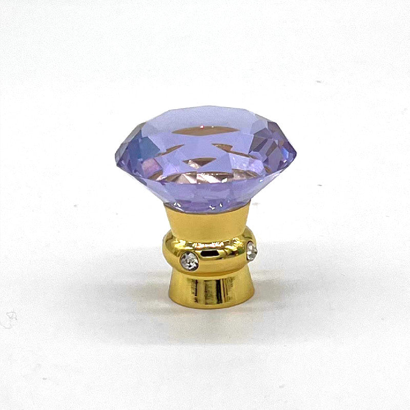 100 pieces Luxury Crystal diamonds Zamac Perfume Fragrance Gold cap for 15mm perfume bottle