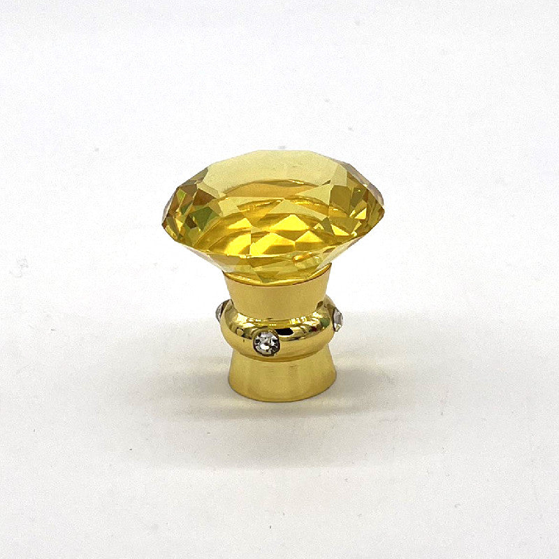 100 pieces Luxury Crystal diamonds Zamac Perfume Fragrance Gold cap for 15mm perfume bottle