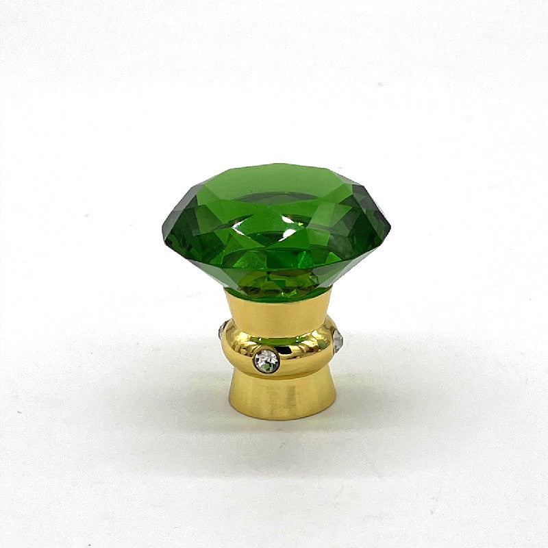 100 pieces Luxury Crystal diamonds Zamac Perfume Fragrance Gold cap for 15mm perfume bottle