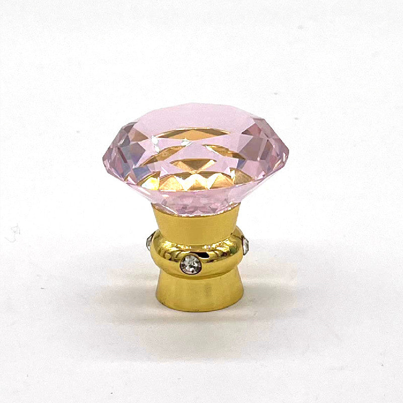 100 pieces Luxury Crystal diamonds Zamac Perfume Fragrance Gold cap for 15mm perfume bottle