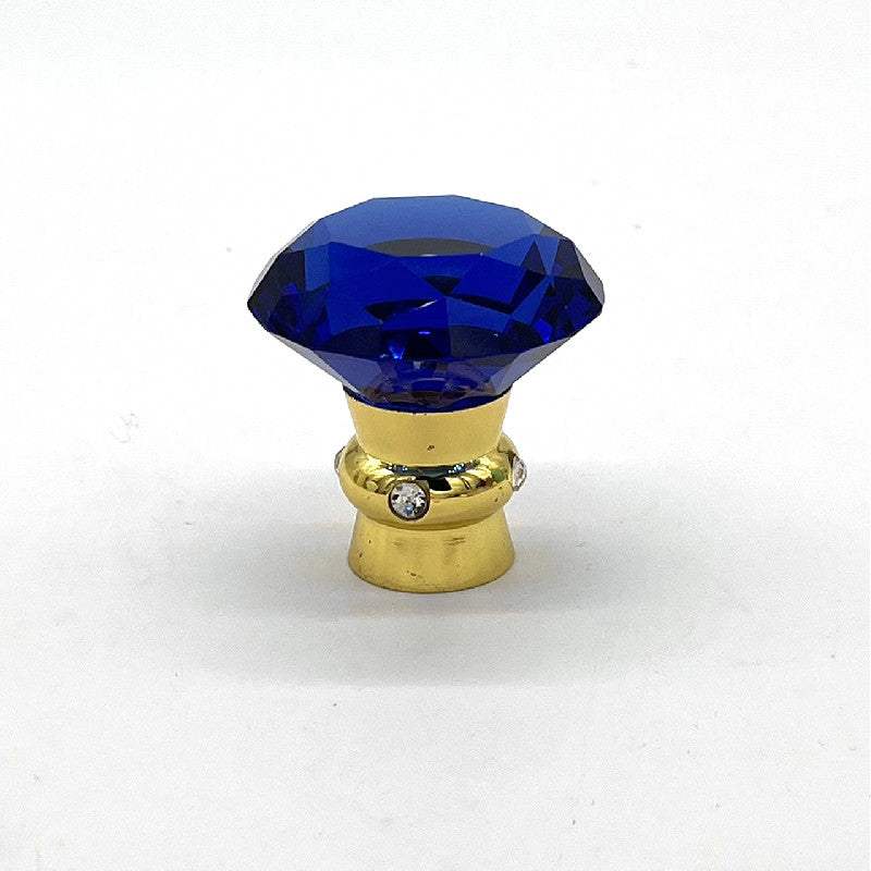 100 pieces Luxury Crystal diamonds Zamac Perfume Fragrance Gold cap for 15mm perfume bottle