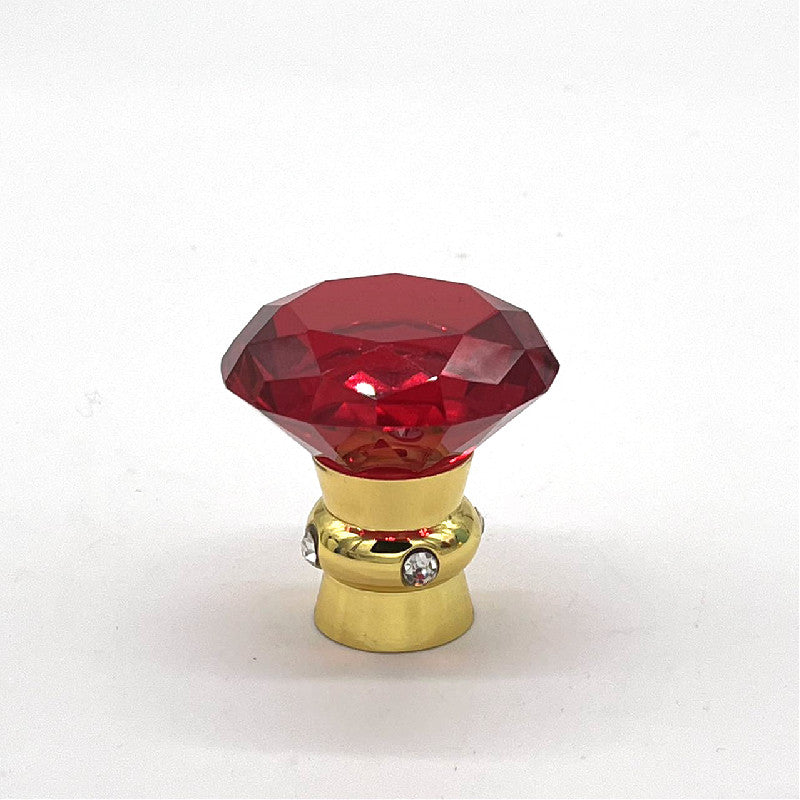 100 pieces Luxury Crystal diamonds Zamac Perfume Fragrance Gold cap for 15mm perfume bottle