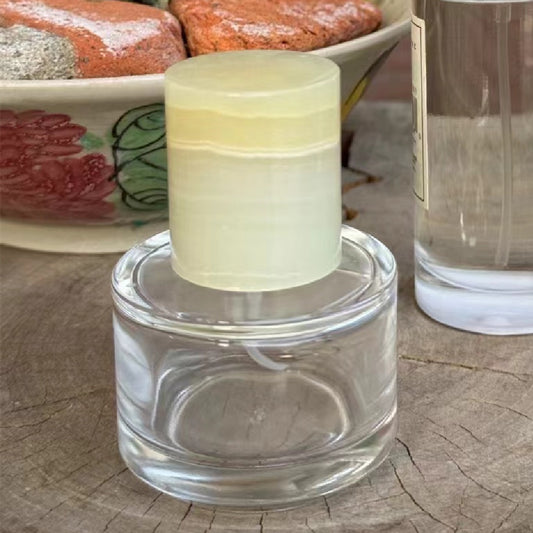 100 Pieces Perfume Fragrance Cylinder Gemstone Lid Cap