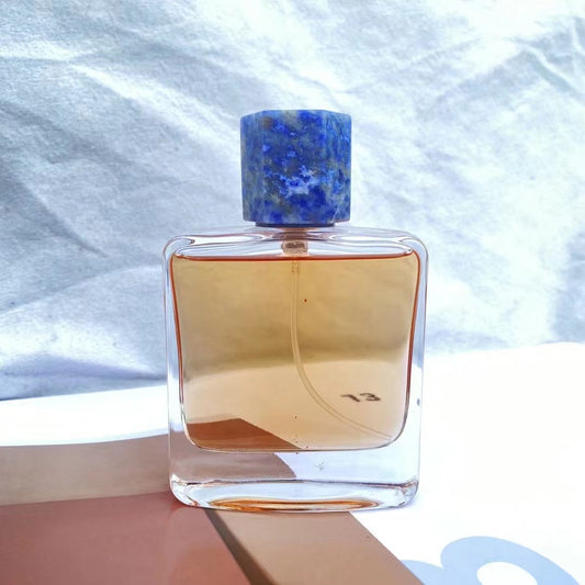 100 pieces Fragrance Perfume Gemstone Hexagon Lid Cap