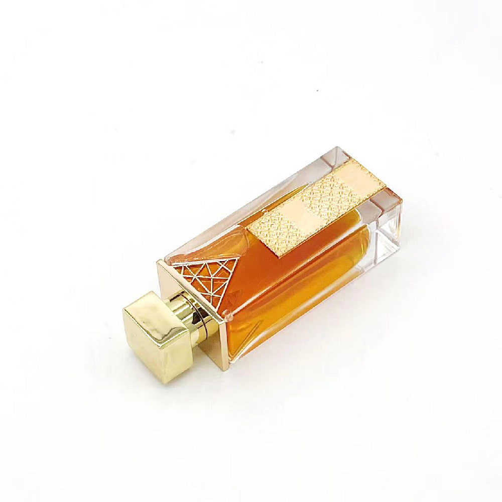 3000 pieces 80ml Perfume fragrance glass botte and Zamac cap Zamac shoulder with brand logo