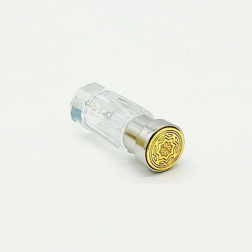 500 pieces packed 3ml 6ml 12ml Zamac cap Attar Oud oil Glass bottle with glass stick