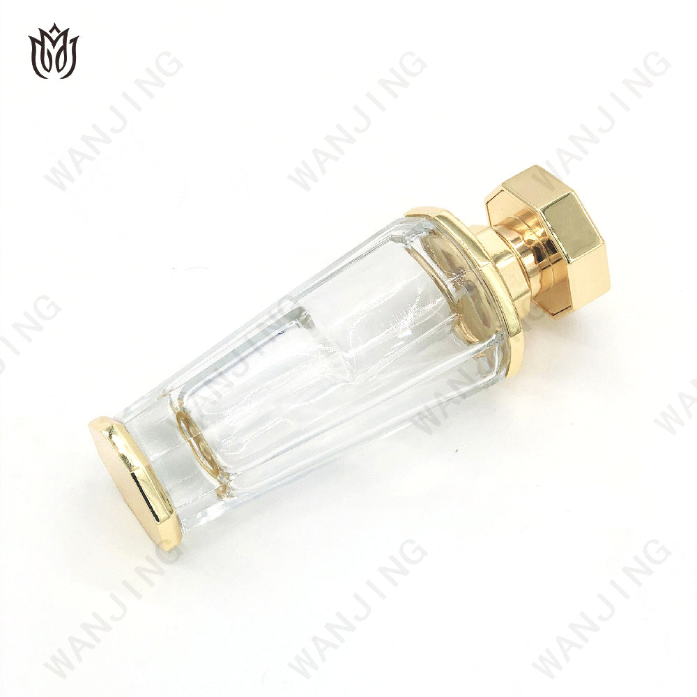 2000 Pieces Luxury Fragrance Zamac cap Zamac shoulder Zamac bottom 100 ml Perfume glass bottle