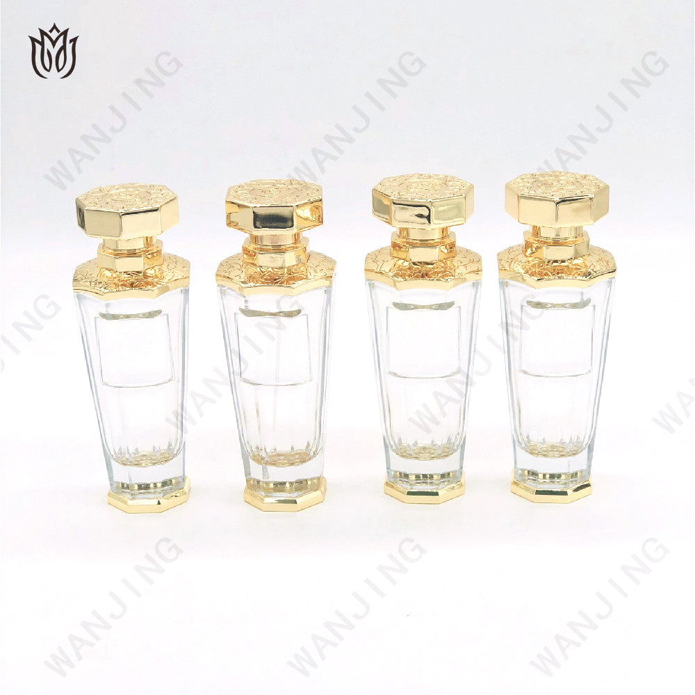 2000 Pieces Luxury Fragrance Zamac cap Zamac shoulder Zamac bottom 100 ml Perfume glass bottle