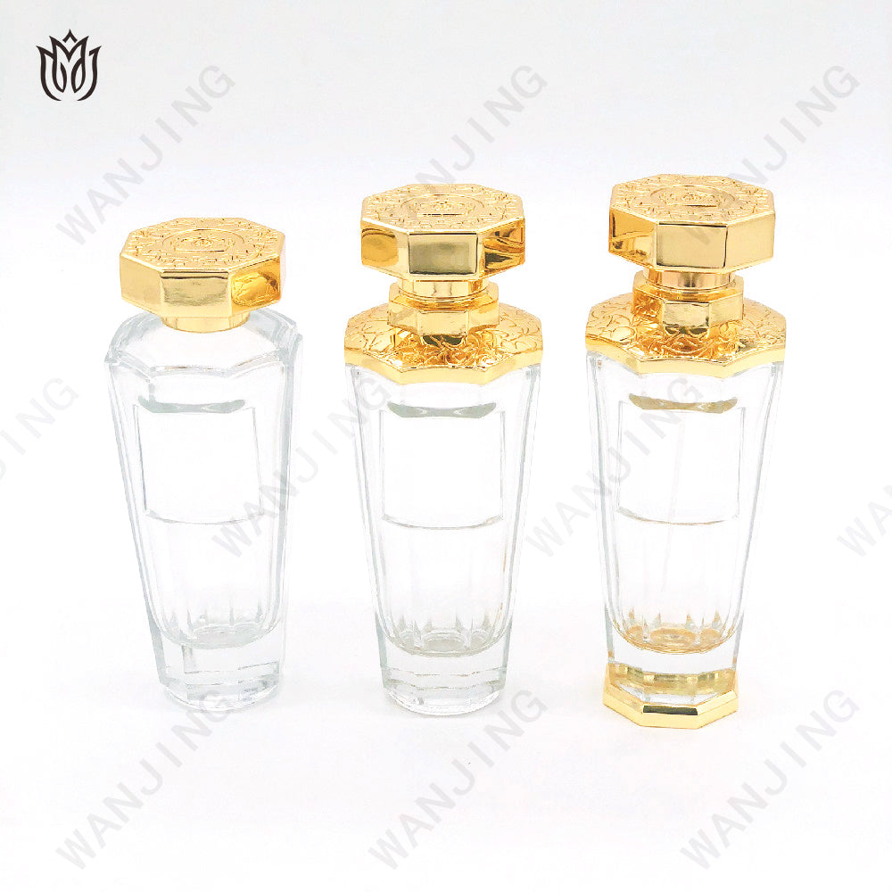 2000 Pieces Luxury Fragrance Zamac cap Zamac shoulder Zamac bottom 100 ml Perfume glass bottle
