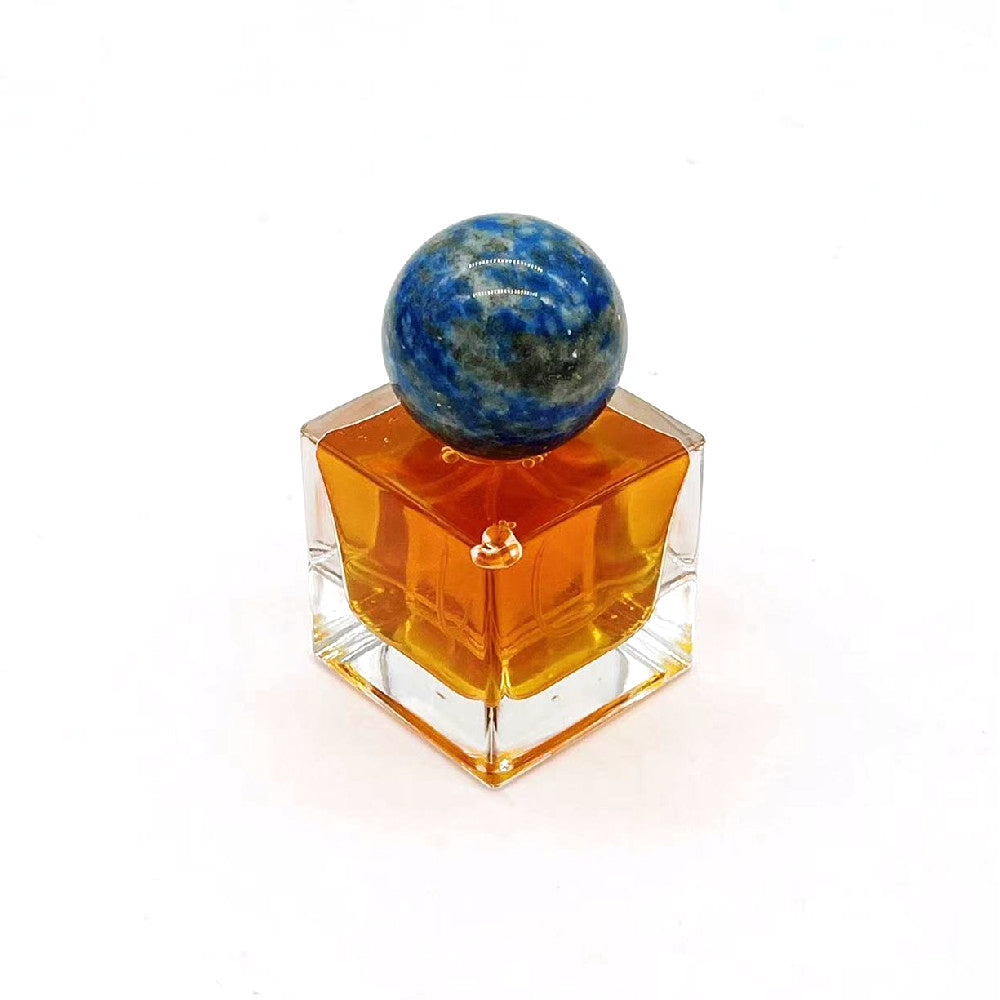 100 Pieces Perfume Fragrance Gemstone Round Ball 15mm Cap Lid