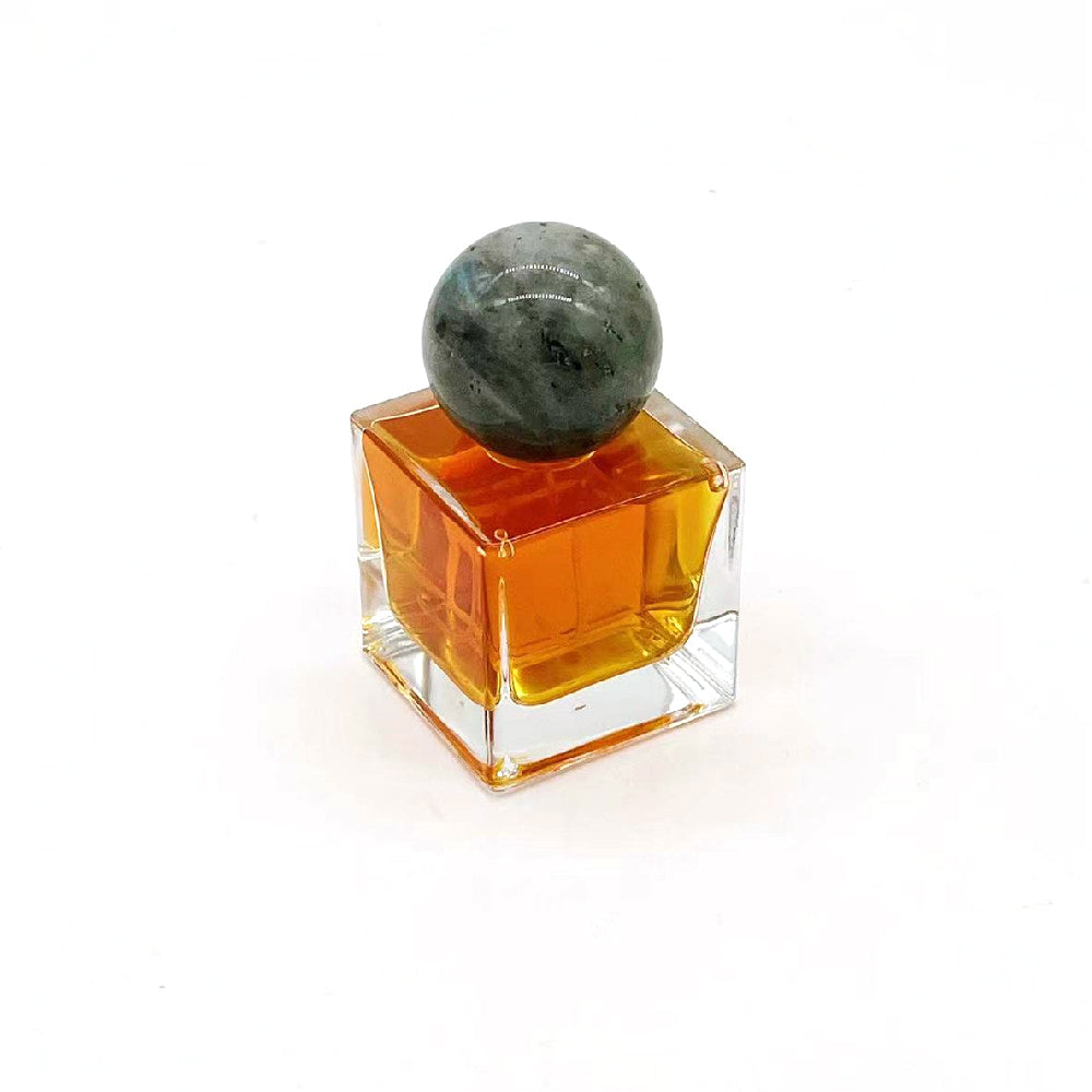 100 Pieces Perfume Fragrance Gemstone Round Ball 15mm Cap Lid