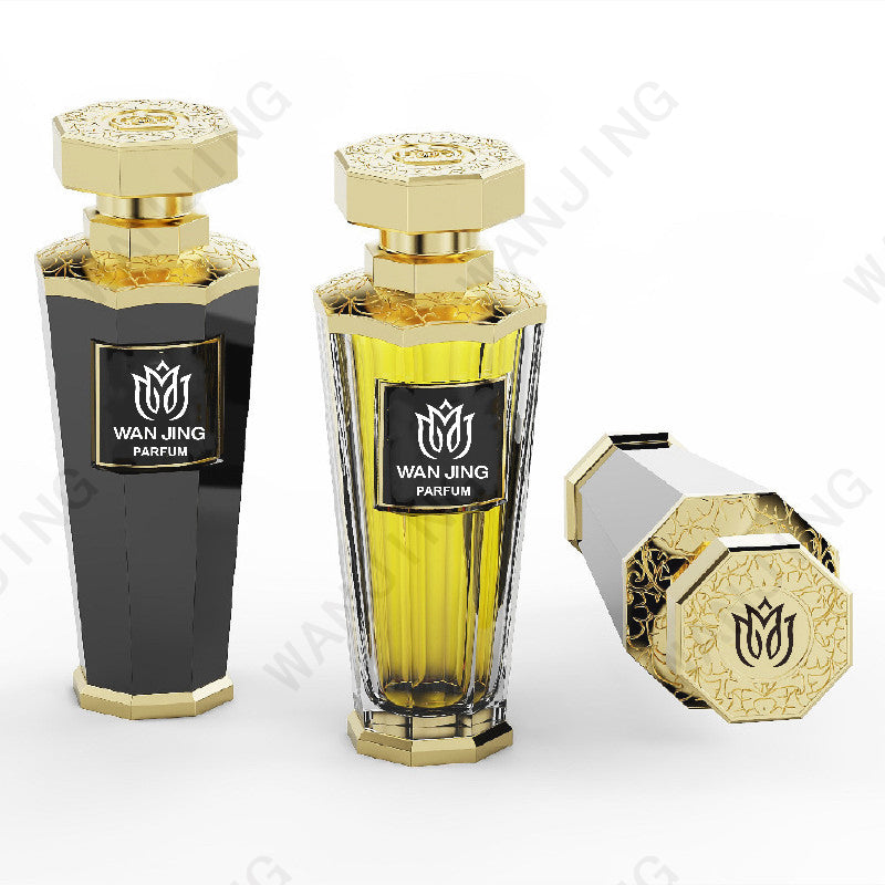 2000 Pieces Luxury Fragrance Zamac cap Zamac shoulder Zamac bottom 100 ml Perfume glass bottle