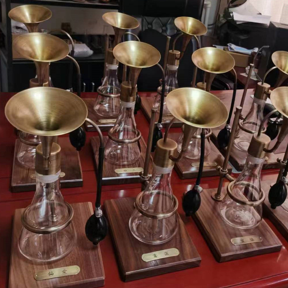 Perfume Fragrance Coffee Liquid smell tester with wood stand