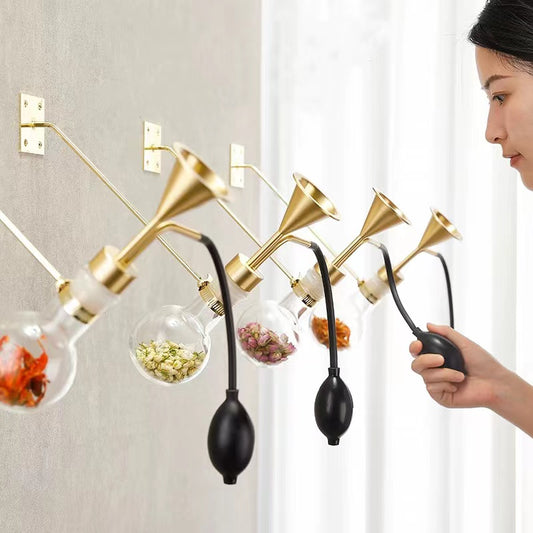 Perfume Liquid Fragrance glass copper tester hang on the wall