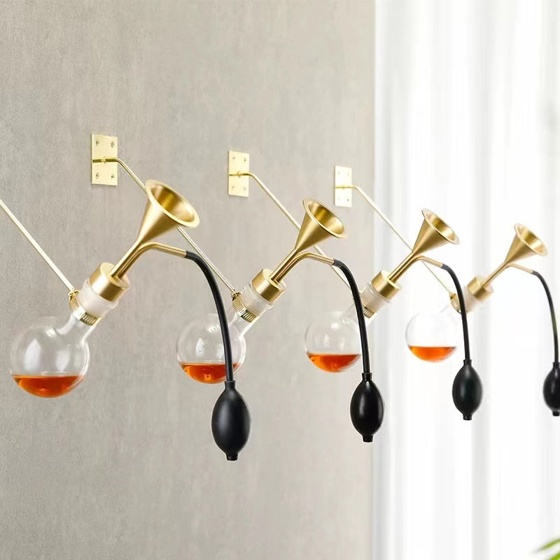 Perfume Liquid Fragrance glass copper tester hang on the wall