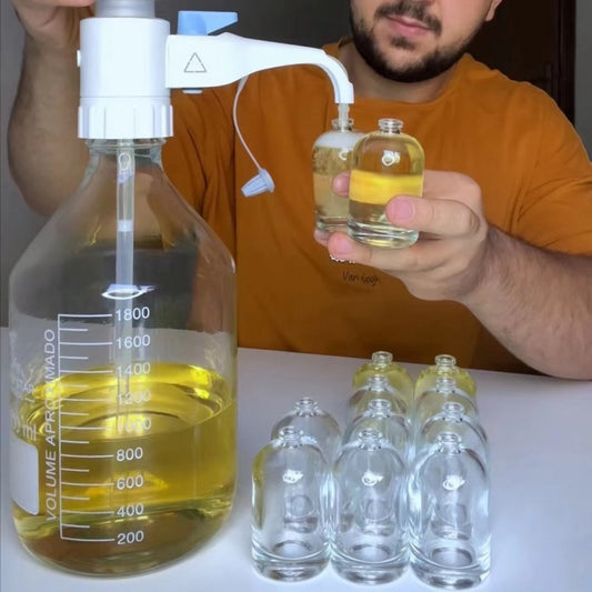 1000ml 2000ml Perfume Glass Bottle Pump Sprayer Dispenser Adjustable Quantitative Liquid Dispenser