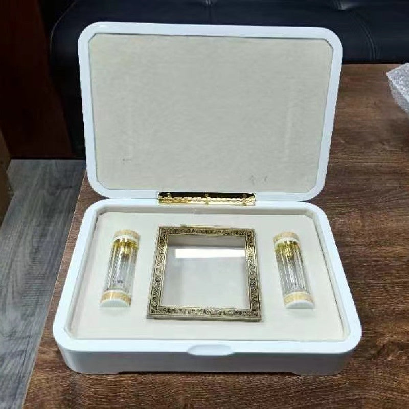 300 Pieces Wooden Box Gift Cosmetic Attar Oud Oil Crystal Bottle Perfume Box