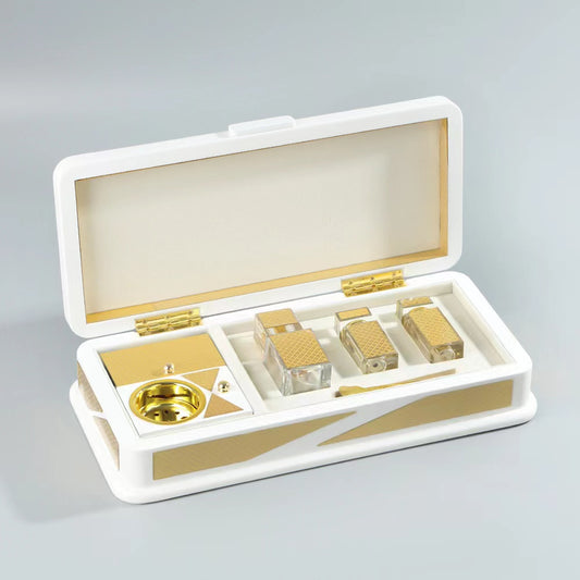 500 Pieces Wooden Box Gift Cosmetic Incense Bakhoor Glass jar Crystal cap Perfume Box Burner