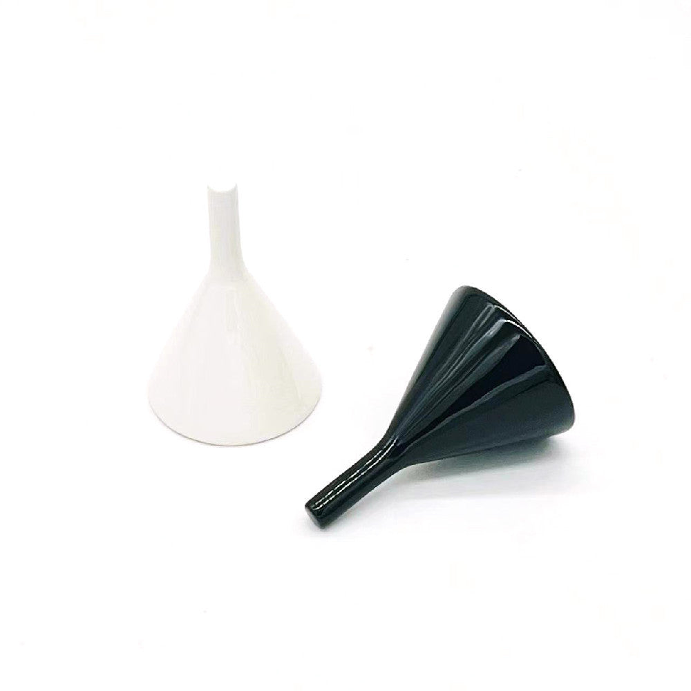20 Pieces Perfume Fragrance Essential Oil Tester White Black Ceramic Bell Shape Perfume Smell Display Device