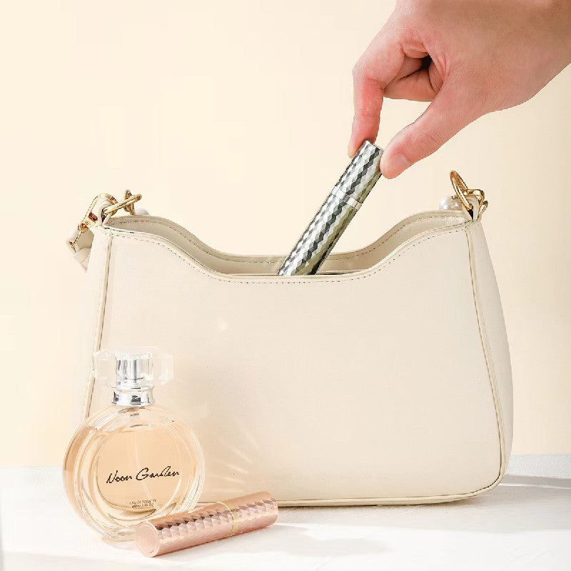 Luxury 5ML Perfume Travel Refillable Bottle Diamond Bottom-Filling Fragrances Perfume Atomizer Mini Cologne Dispenser Portable Sprayer Pocket Size for Cruise Car Trip Purse Gift