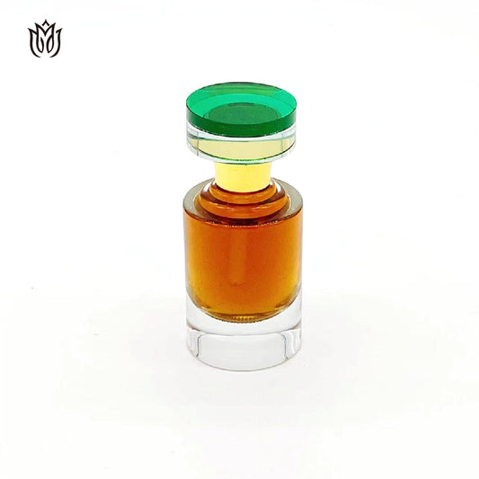 1000 Pieces Round Crystal Zamac cap attar oud oil 20ml glass bottle with glass stick