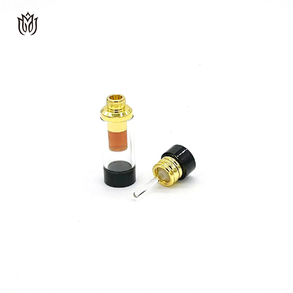 1000 Pieces Zamac Crystal cap attar oud oil 3ml glass bottle
