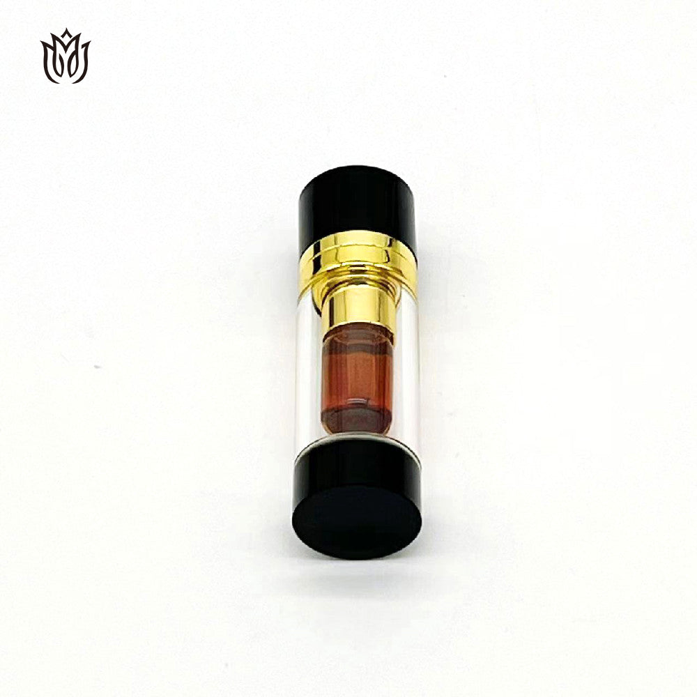 1000 Pieces Zamac Crystal cap attar oud oil 3ml glass bottle with glass stick