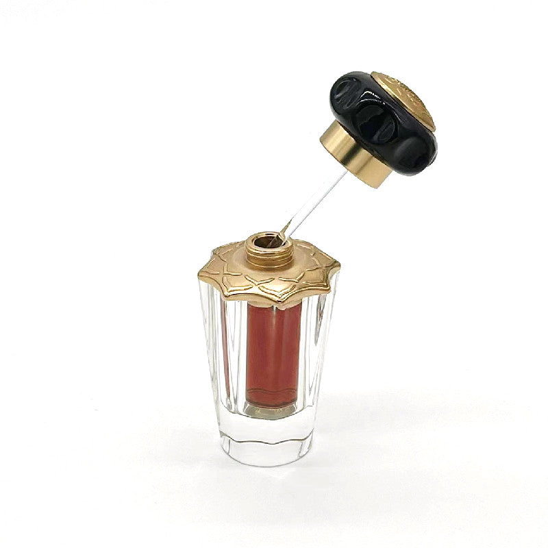 500 Pieces Zamac Crystal Cap Attar Oud Oil 6ml Glass Bottle Polishing Screw Cap Seal for Perfume Packaging