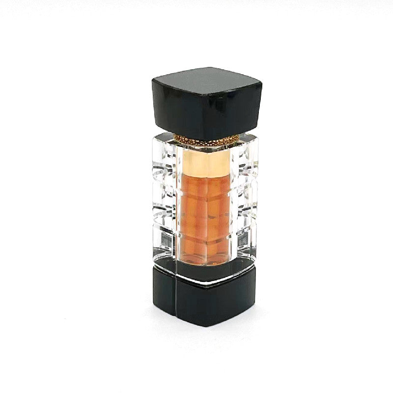 500 pieces 6ml Glass Bottle with Crystal Cap Screw Cap Seal Oud Oil Perfume bottle