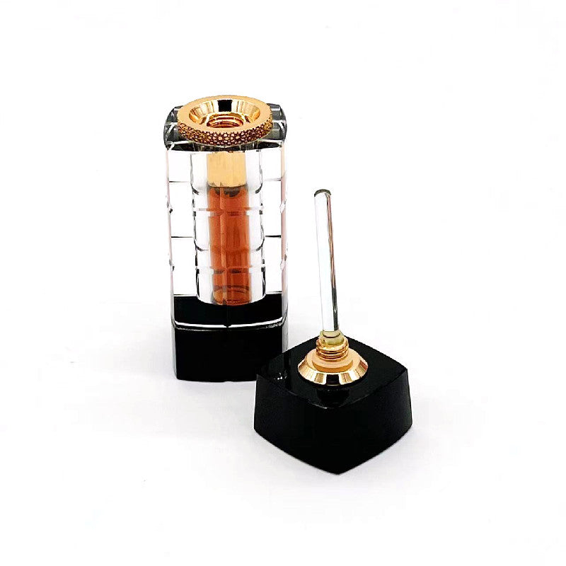 500 pieces 6ml Glass Bottle with Crystal Cap Screw Cap Seal Oud Oil Perfume bottle