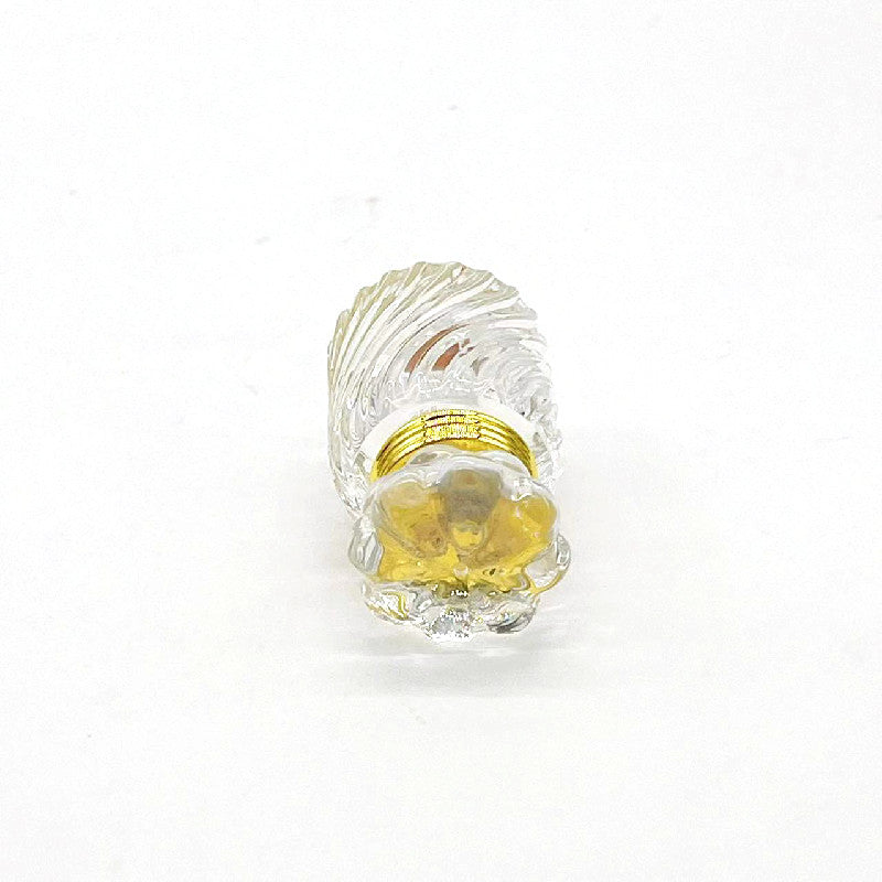 500 Pieces Zamac Crystal Cap Attar Oud Oil Bottle 3ml Capacity with Glass Stick