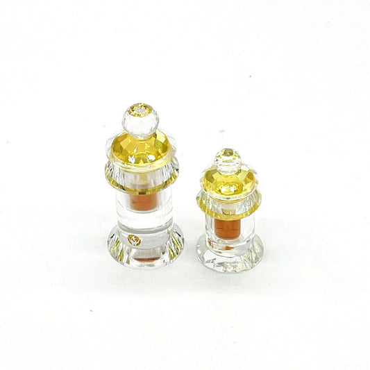 500 pieces Crystal cap attar oud oil 3ml Crystal bottle with glass stick