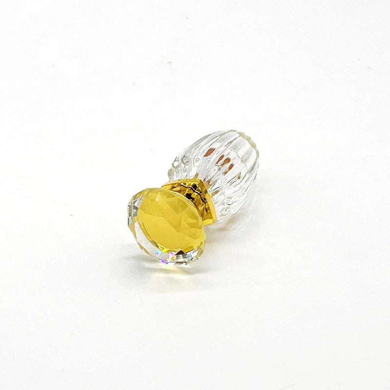 500 Pieces Zamac Crystal cap attar oud oil 3ml Crystal bottle with glass stick