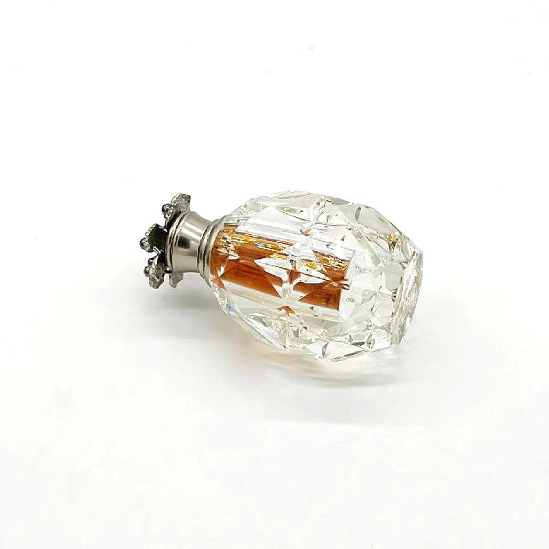 500 Pieces Zamac Crystal cap attar oud oil 3ml Crystal bottle with glass stick