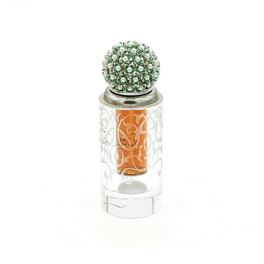 500 Pieces Zamac Crystal cap attar oud oil 6ml Crystal bottle with glass stick