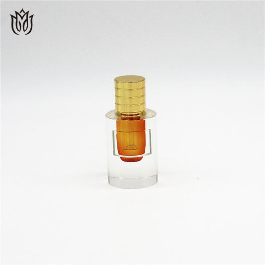 500 Pieces Zamac cap attar 3ml Oud oil Tola Crystal bottle with glass stick