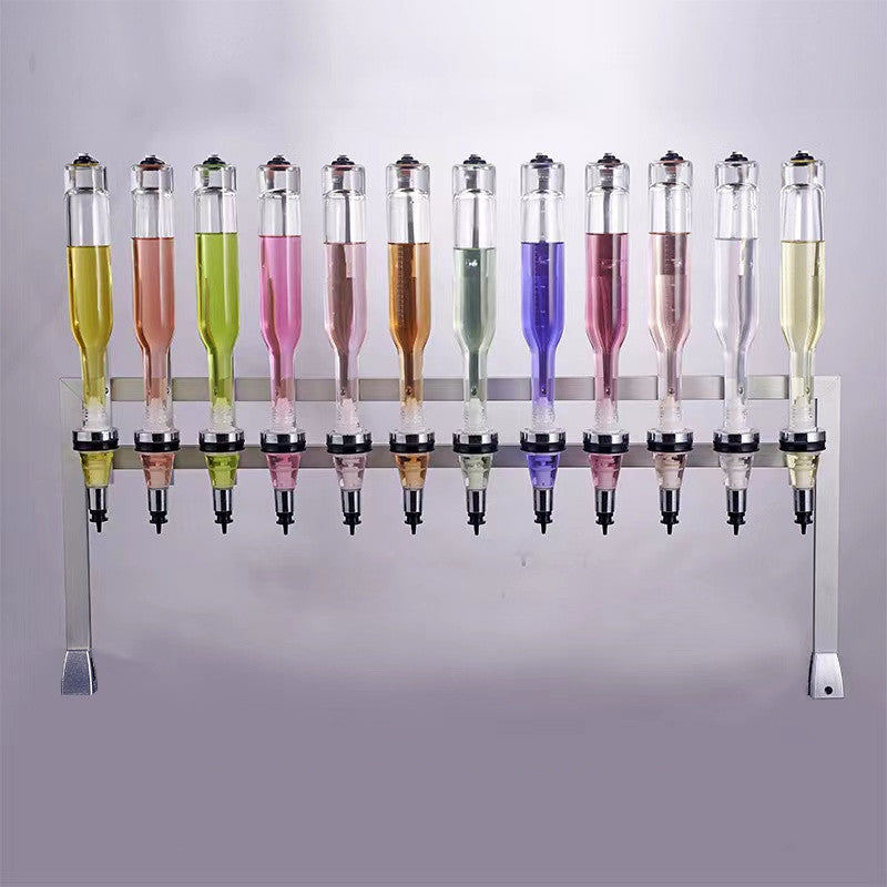 6 heads and 12 heads Bulk perfume fragrance sub-bottler hanging counter glass bottle equipment poured into the perfume bar