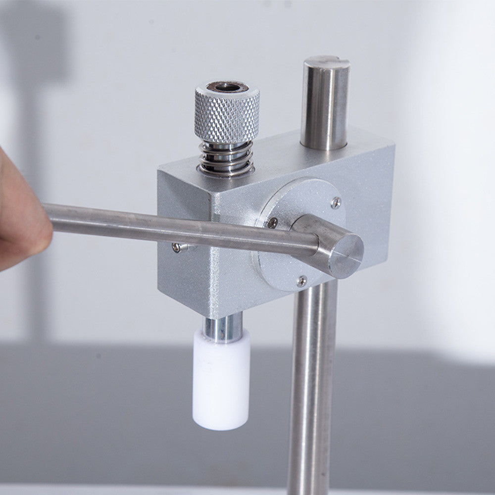 Perfume bottle pump collar press machine