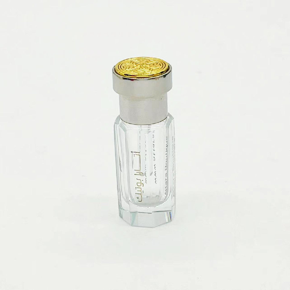 500 pieces packed 3ml 6ml 12ml Zamac cap Attar Oud oil Glass bottle with glass stick