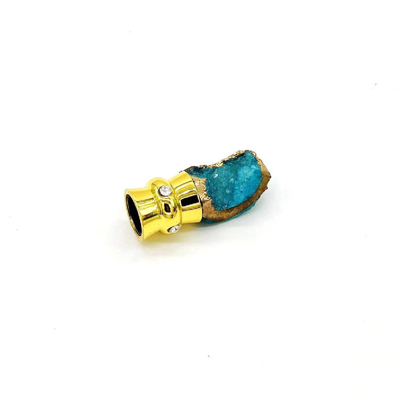 100 pieces Beautiful Gorgeous Luxury Gemstone with diamonds Gold Zamac Perfume caps Fragrance cap for perfume bottle FEA 15mm