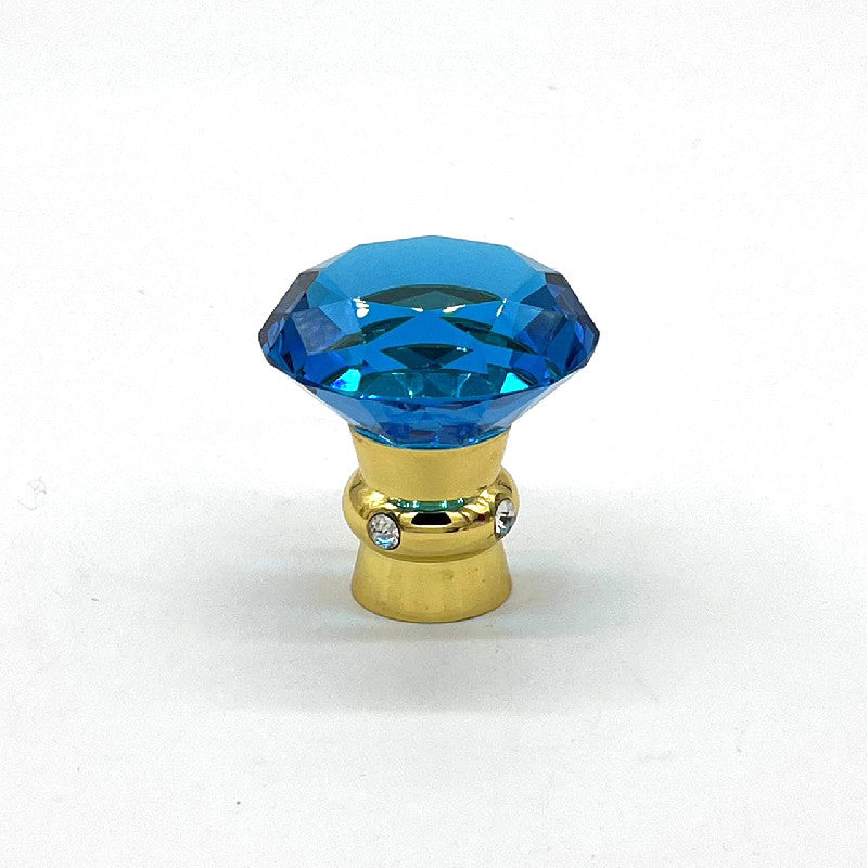 100 pieces Luxury Crystal diamonds Zamac Perfume Fragrance Gold cap for 15mm perfume bottle