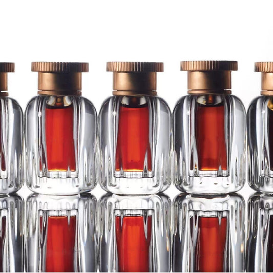 100 pieces 3ml Oud oil Attar Crystal bottle with glass stick