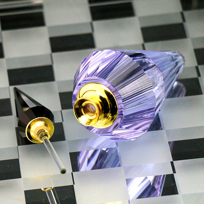 200 pieces Crystal cap attar 12ml Oud oil Tola Crystal bottle with glass stick