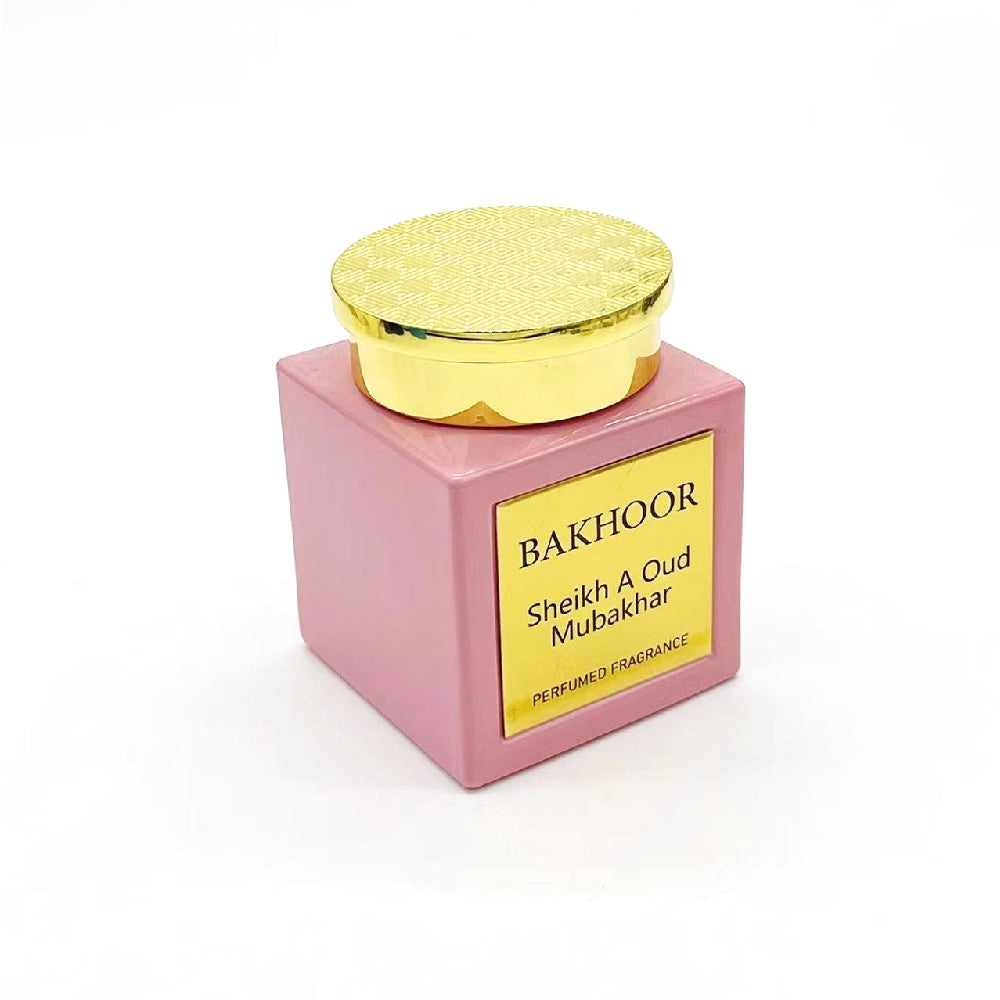 1000 Pieces 150 ml Bakhoor Incense Zamac cap Glass Jar With Your LOGO on Label