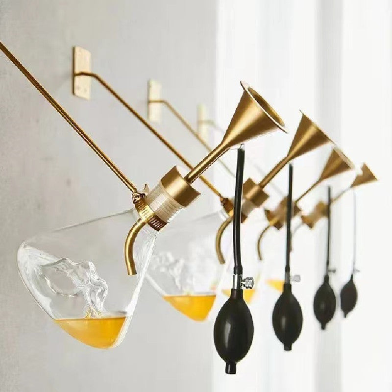 Perfume Liquid Fragrance glass copper tester hang on the wall