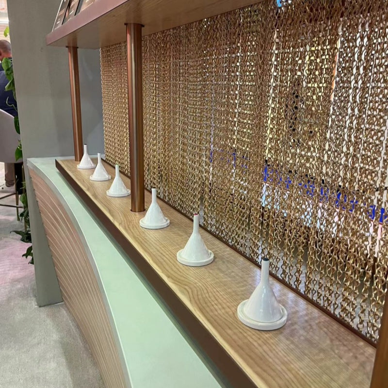 20 Pieces Perfume Fragrance Essential Oil Tester White Black Ceramic Bell Shape Perfume Smell Display Device