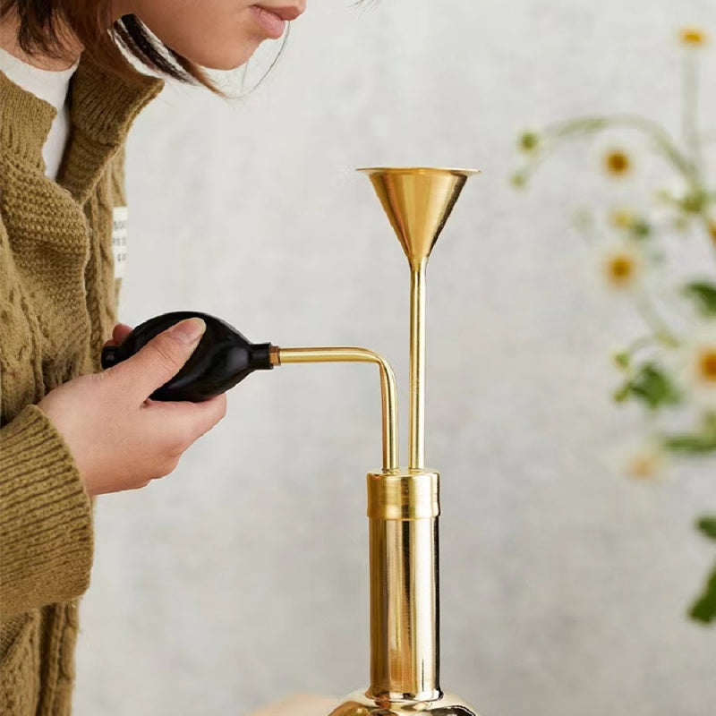 Luxury Perfume fragrances Smell test Copper bottle copper spray device for Perfume shop Perfume brand