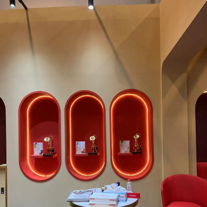 Perfume fragrances test smell glass bottle with copper device and base for Perfume shop brand